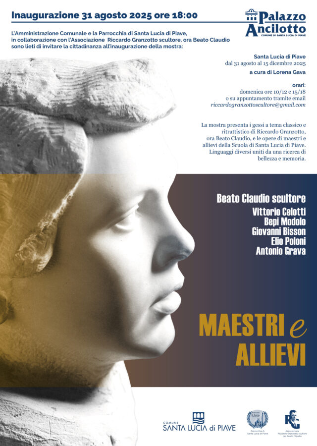 Locandina Inaugurazione della mostra "Maestri e Allievi"